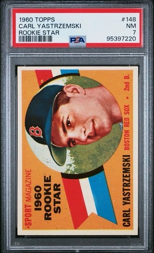 1960 Topps Set-Break #148 Carl Yastrzemski Rookie Star PSA 7 NM