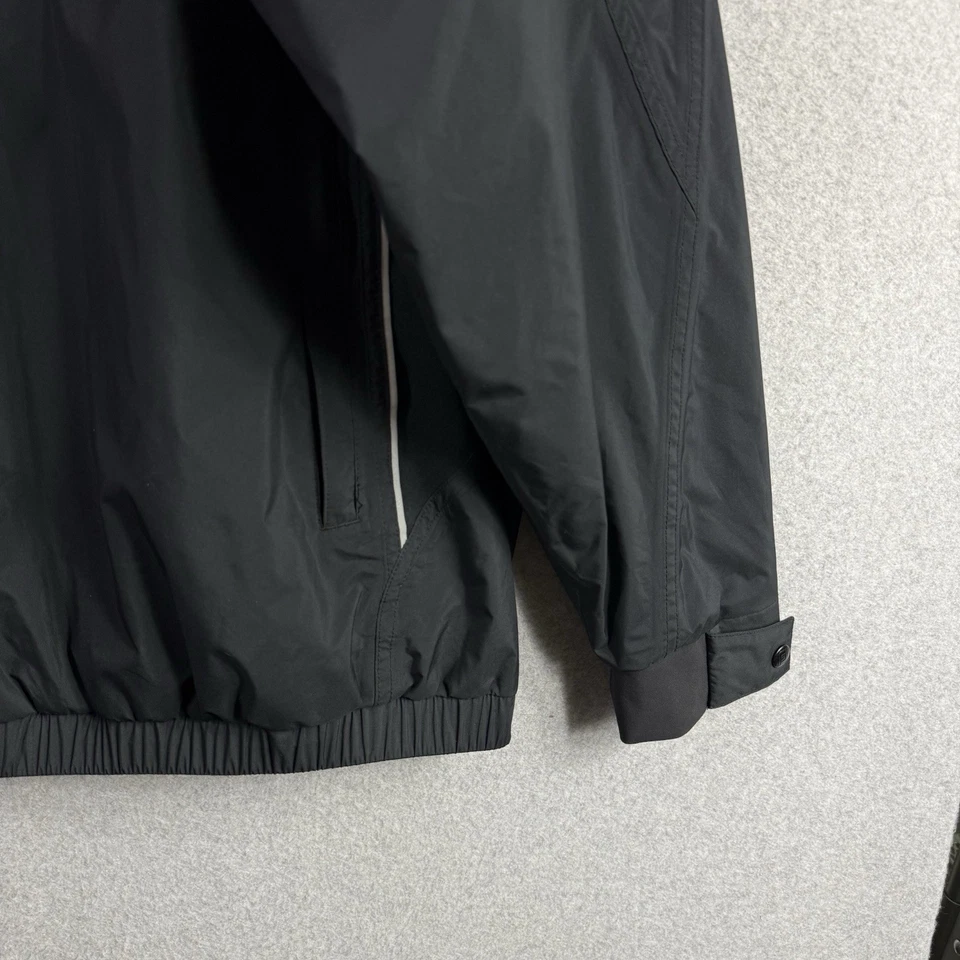 FootJoy FJ DryJoys Mens Large Black Golf Windbreaker Jacket Full Zip Performance - Image 3 of 4