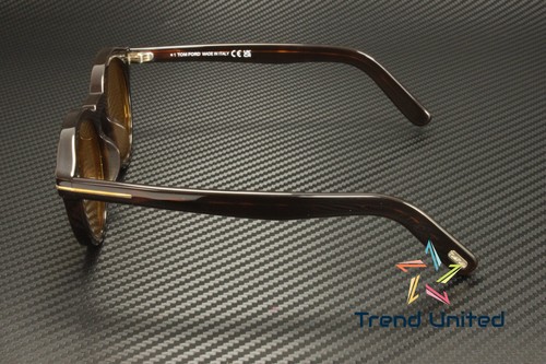 Tom Ford FT1123 D 52E Acetate Dark Havana Brown 49 mm Men's Sunglasses - Picture 4 of 5