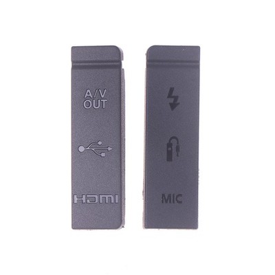 2PCS USB Rubber Lid Door For EOS 5D Mark II 5DII 5D2 Digital Camera Repair Part