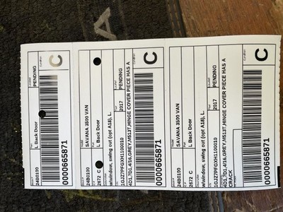 (LOCAL PICKUP ONLY) Driver Rear Back Door With Window Swing Out Fits 96-21 EXPRE