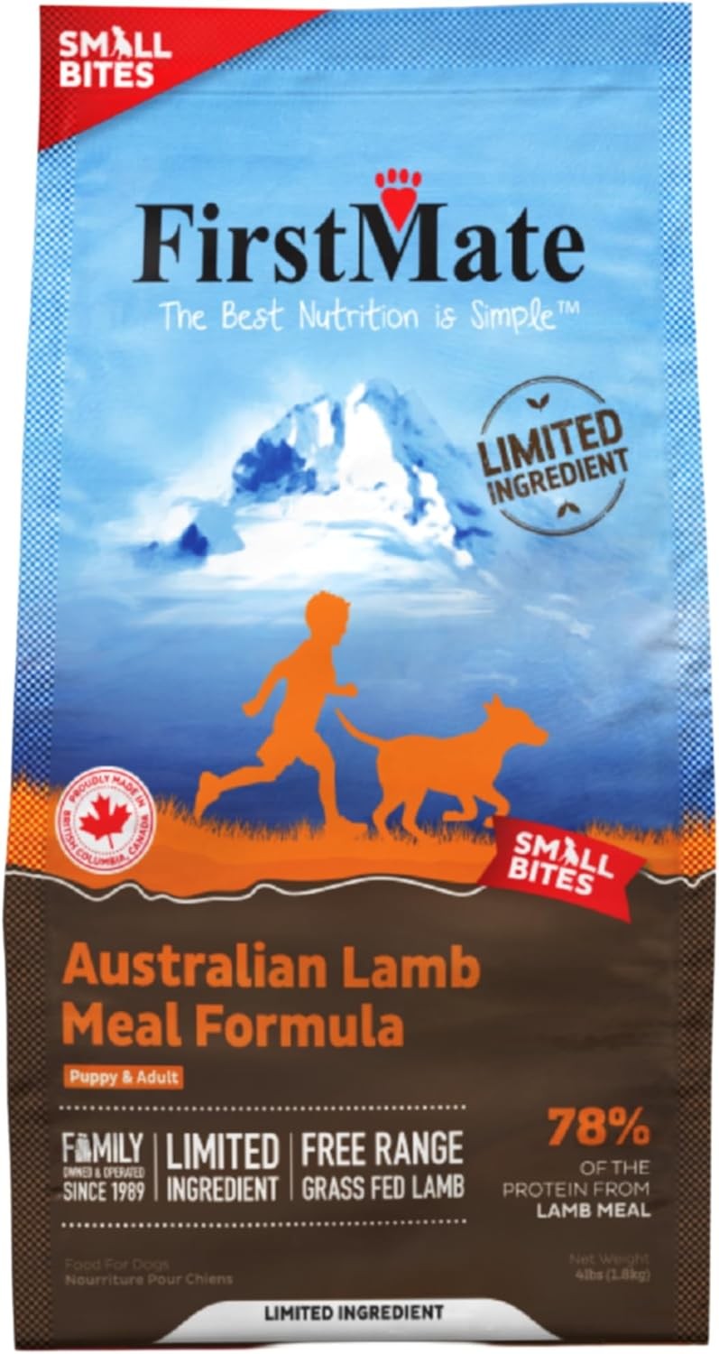 FirstMate, Limited Ingredient Australian Lamb Meal Formula Small Bites Grain-Fre