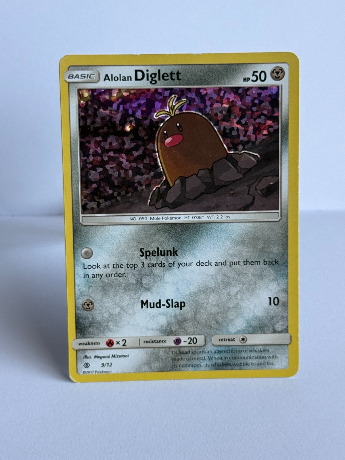 Pokémon Alolan Diglett - 9/12 - McDonald's Promos 2017 Holo (English) MP