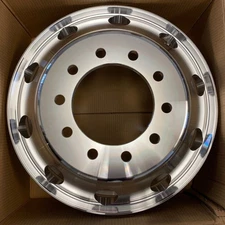 22.5 x 8.25 Aluminum HD Truck Trailer Wheel Rims Hub Alcoa Style Dually 10 Lug