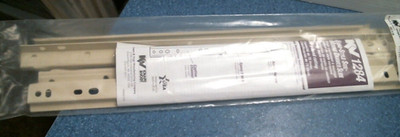 NEW Knape & Vogt Euro-Style Slide-Mount Drawer Slide Almond # 1284 100LB  21.65''