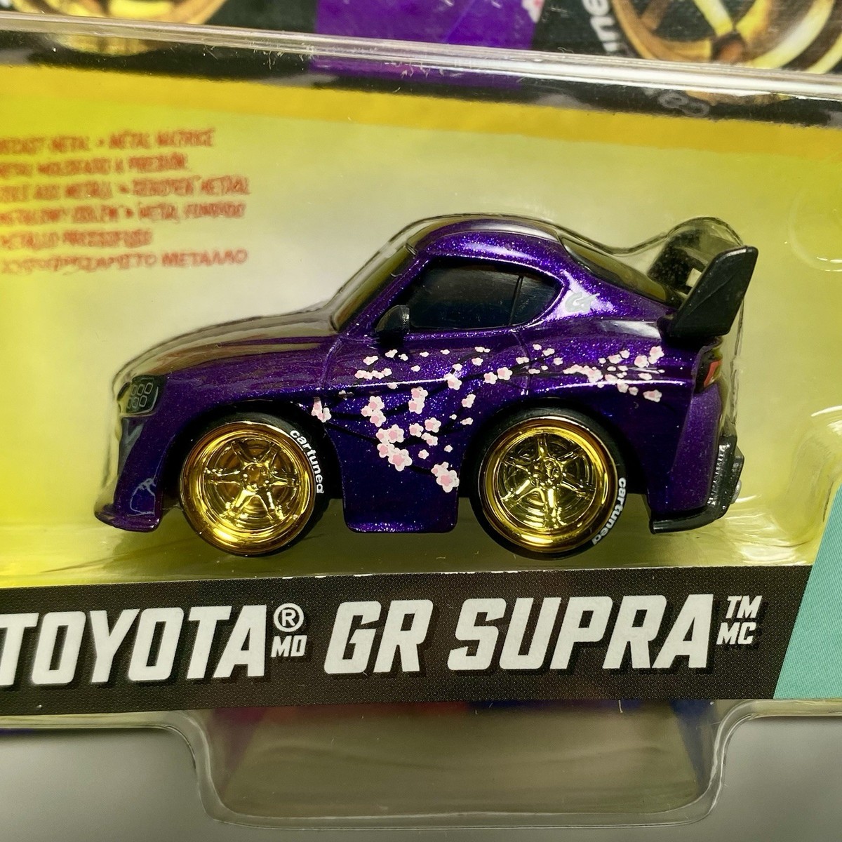 CAR TUNED 22 Toyota GR Supra Purple JDM Hot Wheels Fatbax First