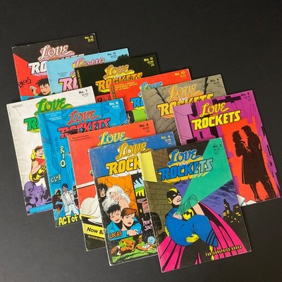 BIG Lot of Love and Rockets Magazine Fantagraphics #2-13 Complete Run F/VF+