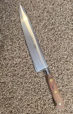 Thiers Issard Sabatier Chef's Knife. Riveted Olive Wood Handle
