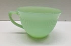Vintage 1950s FIRE KING Jadeite Green JANE RAY Ribbed Replacement Coffee Tea Cup