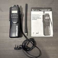 Cobra RoadTrip HH38WXST 4-Watt 40 Channel Sound Tracker Handheld CB Radio W/Man
