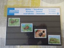 Schaubek Briefmarken Käfer - Insekten Satz Komplett Postfrisch Gestempelt