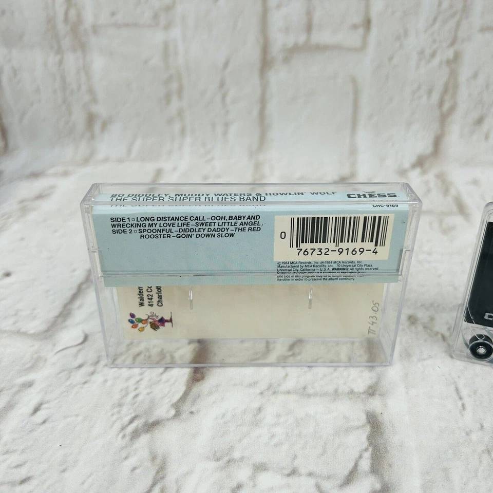 The Super Super Blues Band by Howlin' Wolf Muddy Waters Bo Diddley Cassette - Imagem 4 de 4