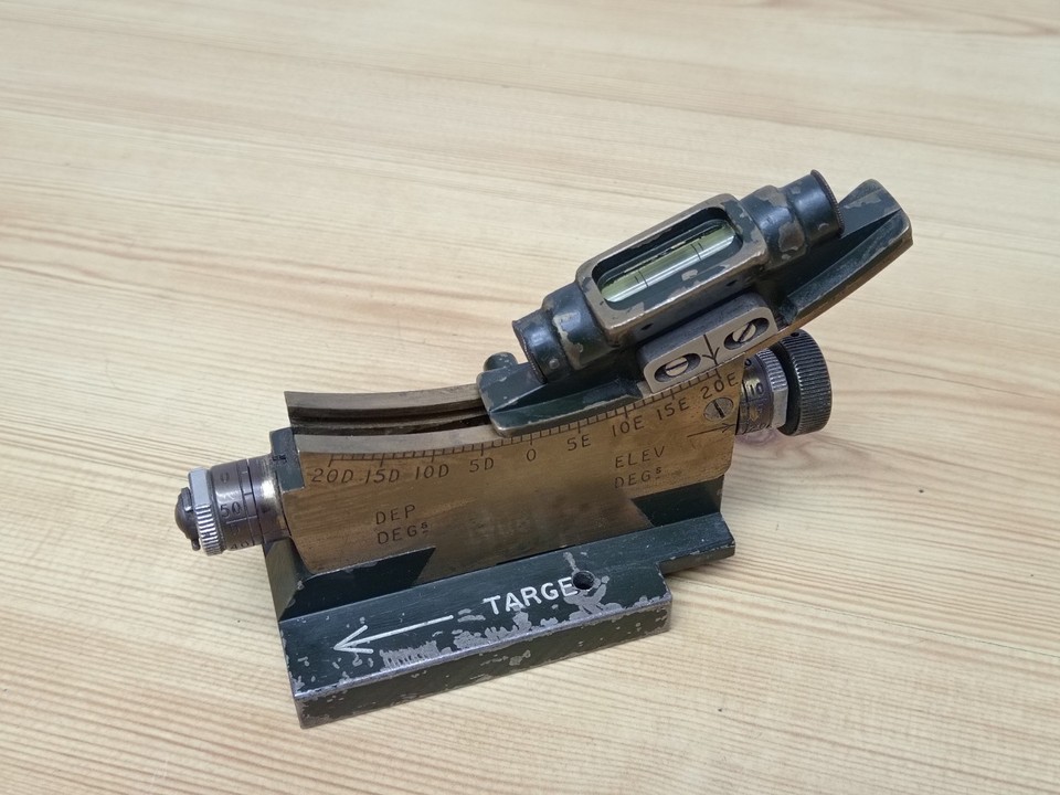 Vintage 1941 WW2 Vickers MK11 .303 Machine Gun Clinometer - Noblet ...