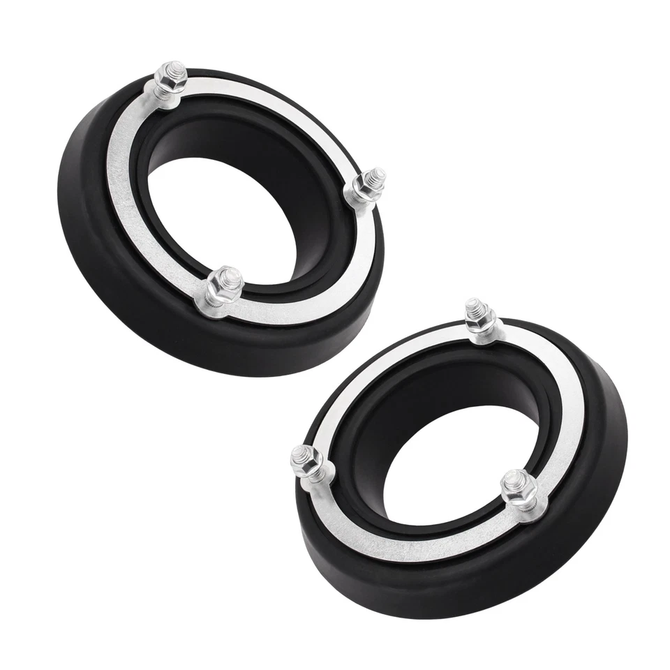 2x Goma aislante de resorte helicoidal delantero para Dodge Ram 1500 1994-2013 52037719AC Foto 3 de 4