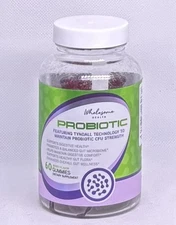 Wholesome Health Probiotic Gummies Featuring Tyndall Technology - 60 CT