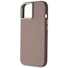 Elizabeth James Silicone Étui pour Magsafe pour Apple IPHONE 15/14/13 - Taupe