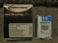 Lot of 2 Compatible HP C8767WN Black Ink Cartridge Genuine C8767W # 96