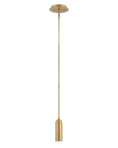 Hinkley Lighting 32377 Dax 2"W LED Mini Pendant - Brass - Picture 1 of 3