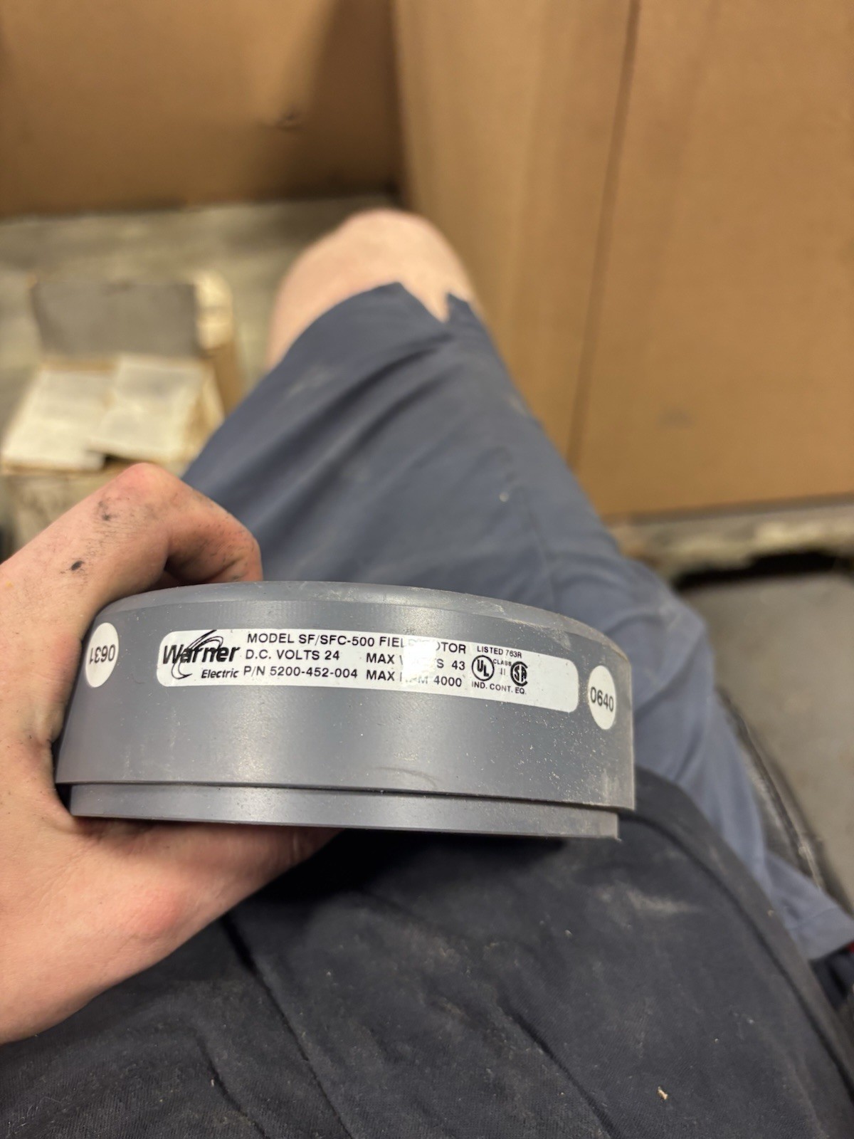 NEW NO BOX WARNER ELECTRIC 5200-452-004 CLUTCH BEARING SF/SFC-500 90VDC 4000RPM