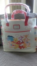 Loungefly Disney Winnie the Pooh Cream Handbag with Red Accents Character Purse