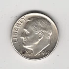 1964 D 10¢ DIME 90% SILVER TEN CENTS DENVER MINT UNITED STATES OF AMERICA USA