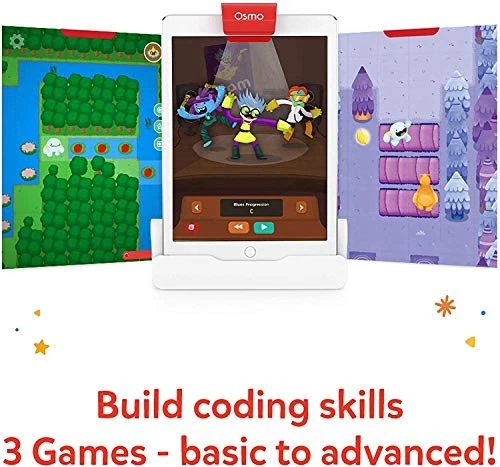 Osmo - Kit de inicio de codificación para iPad - 3 juegos prácticos de aprendizaje - Edades 5-10+ - Foto 4 de 4