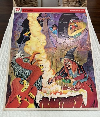 Whitman H.R. Pufnstuf Frame Tray Puzzle 1970 Vintage Sid & Marty Krofft Witch