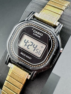CASIO・CK・ELGINジャンク品 Working Petite Vintage Casio 401 L-2 Lithium Digital 1980s Women's