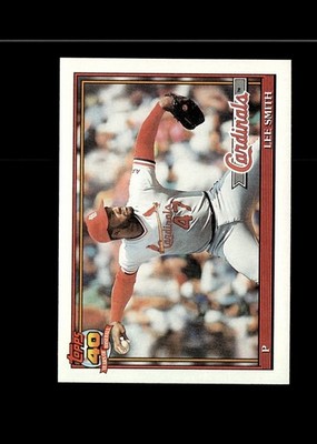 1991 Topps - Lee Smith #660 40th Anniversary Logo