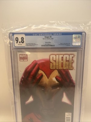 SIEGE # 4 / Variant Edition / Marvel Comics / CGC Universal 9.8 / 2010