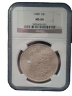 1888 P NGC MS 64 GEM Morgan Silver Dollar Nice Eye Appeal Frosty White