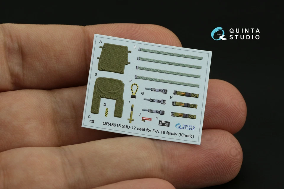 Siège éjectable Quinta Studio 1/48 SJU-17 pour famille F/A-18 (Kinetic) - Photo 2/4