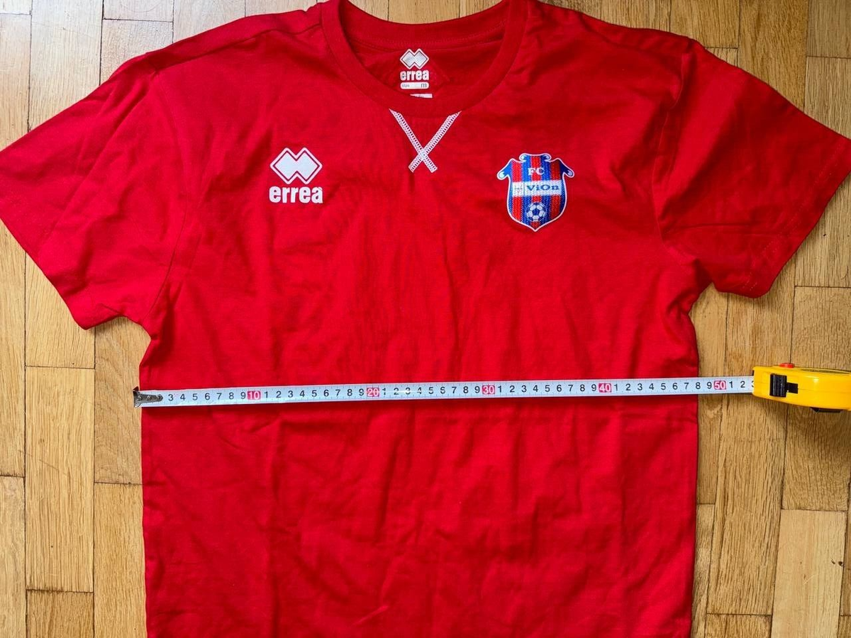 FC ViOn Zlaté Moravce MENS TRAINING COTTON RED ERREA SHIRT