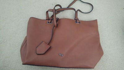 Matthew + Julian large dark brown large tote satchel never used, shelf wear