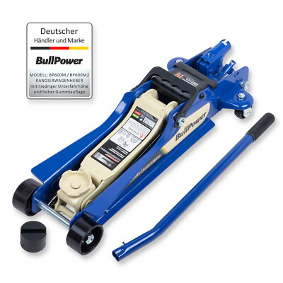 Wagenheber 2250KG Rangierwagenheber 85-370mm PKW Autoheber + SUV-Gummiauflage