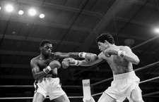 Hector Camacho Throws A Punch V Kato Ali 1 Old Boxing Photo