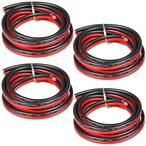 Car Home Audio Black Red Zip Wire | eBay