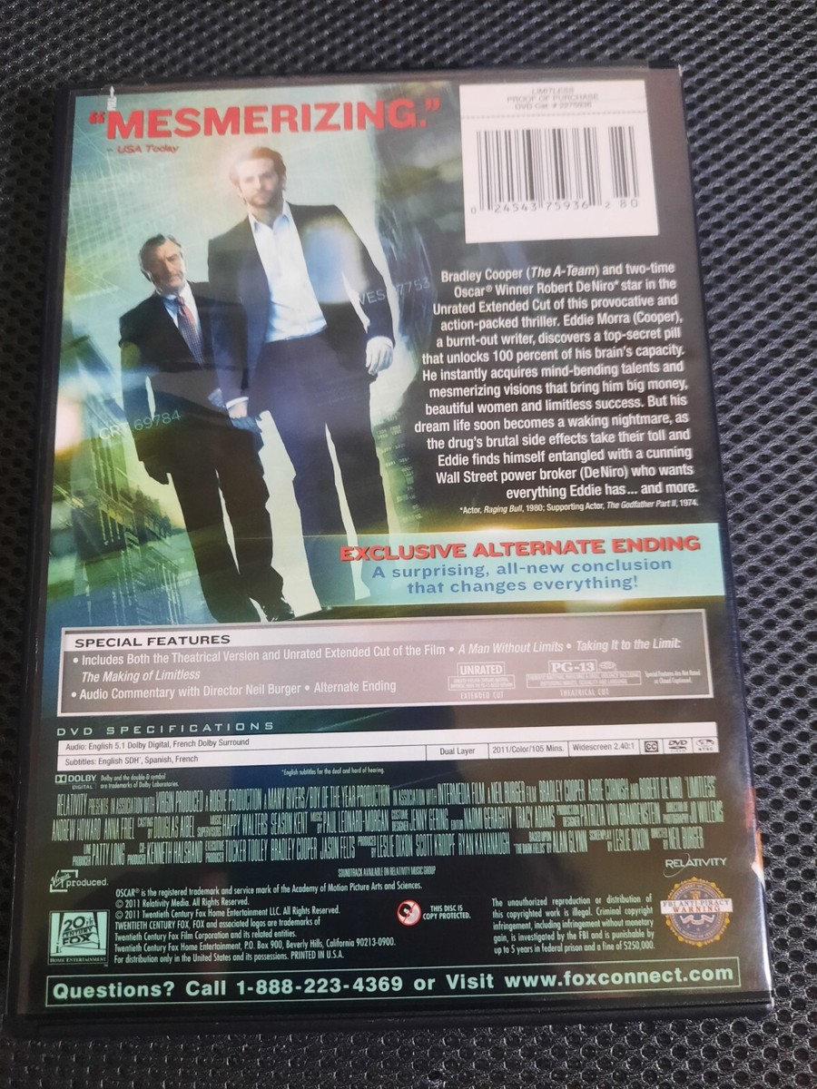 Limitless DVD | eBay