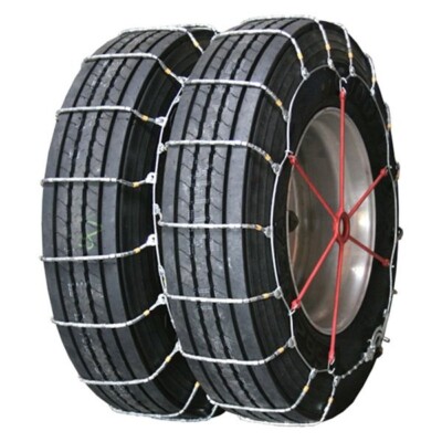 1/2 PR. LACLEDE 4045 Dual Triple Cable Chains Snow Ice Roads 11R22.5 285/75R22.5