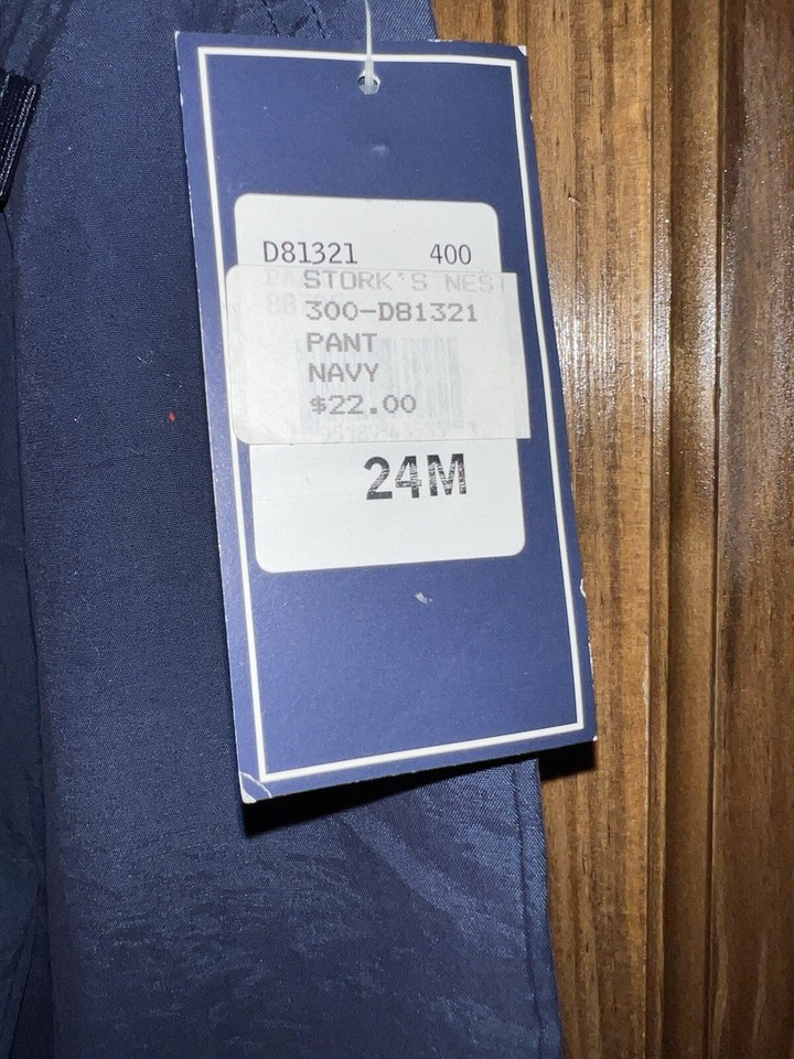 NEW Kitestrings Red Blue Sweater Vest Set & Blue Pants Toddler Size 24