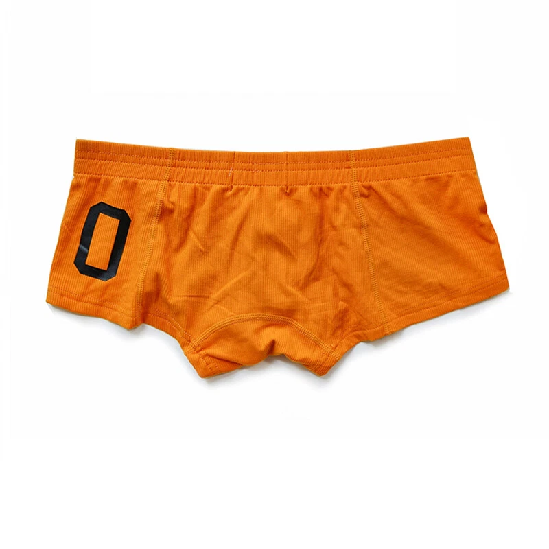 Ropa interior sexy para hombre Calzoncillos boxer suaves Pantalones cortos Calzoncillos Botón tiro bajo Foto 4 de 4