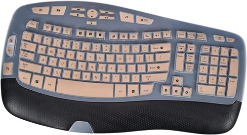 Keyboard Cover for Logitech K350 Wireless Wave Keyboard, Logitech MK570 gold - 第 1/5 張圖片