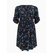 Torrid Disney Pixar Finding Nemo Dory & Marlin Challis Shirt Dress Size 4 NWT