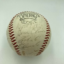 Roberto Clemente 3 Rivers Stadium Opening Day 7-16-1970 Pirates Signed Baseball 