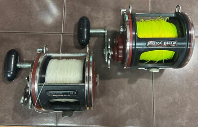 Penn 114HLW & 114H 6/0 Senator Fishing Reel Made In USA 2 Reels