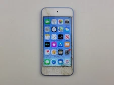 Apple iPod Touch 6th Gen. (A1574) (MKH22LL/A) 16GB - Blue - CRACKED - J7728