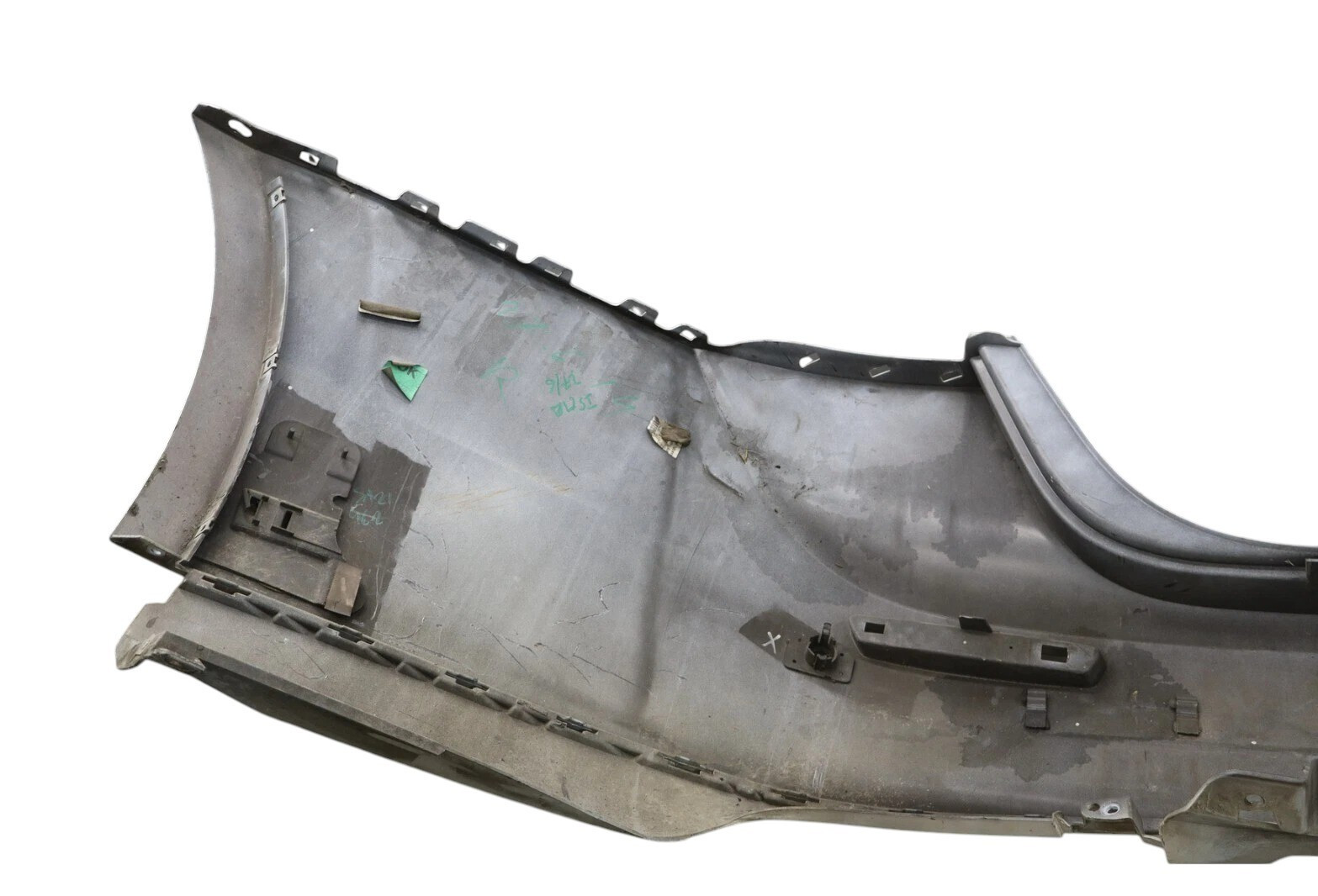14-17 Maserati Ghibli M157 Rear Lower Bumper Cover Panel White 670010943 OEM