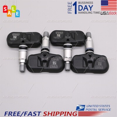 4x Tire Pressure Sensor TPMS For 09-13 Honda Pilot Alloy 07-13 Acura TSX RDX