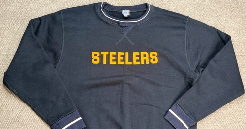 Ebbets Field Flannels NFL Pittsburg Steelers Vintage Authentic Sweatshirt XL - Picture 3 of 8