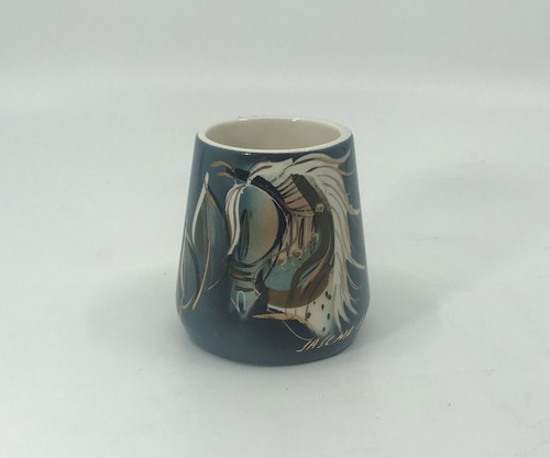 Vintage Sascha Brastoff Vase, California USA, Image of Horse - Picture 2 of 6